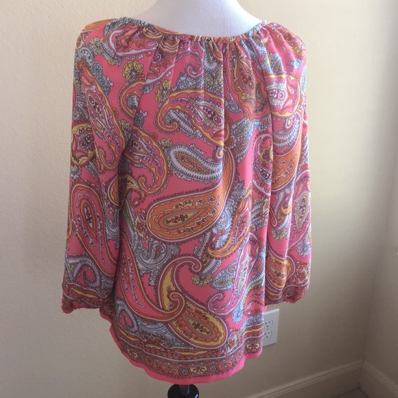 NWOT Charter Club paisley top - Picture 4 of 10
